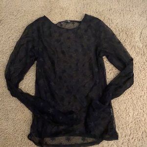 mesh star zara top small/medium